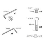 51377 thule sac de montage kit 3091 - thule