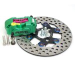 57mm green set jeu d'�trier de disque de frein rpm 200 avec adaptateur de support rapide, rotor de disque ...