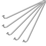 5x rayon velo 260mm diametre 14g 2mm acier chrome sans ecrou droit vtt ville route cycle roue moyeu jante ...
