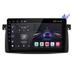 6 + 128g android13 junsun dab radio 8core 4gsim pour bmw 3 series e46 1998 - 2006 gps 9''navi bt swc ...