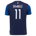 6 ans - t - shirt - fff - ousmane dembele - bleu - manches courtes - enfant