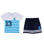 6 mois - t - shirt + short bb - olympique de marseille - collection officielle - bleu - manches courtes ...