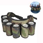6 - pack bire ceinture cartouchire, camo