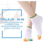 6 paires chaussette a doigts femme, chaussettes antidérapantes femme multicolore chaussettes 5 doigts ... 6 paires chaussette a doigts femme, chaussettes antidérapantes femme multicolore chaussettes 5 doigts ...
