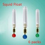 6 pcs / 1 bote silicone cuivre tte flotteur reste pche flotteur anti noeud flotteurs de pche rotation ...