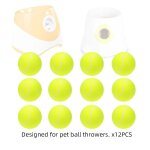 6 pcs lanceur de balles de tennis pour balles de 5cm dogelastic lanceur de balles de tennis professionnel ...