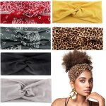 6 pièces bandeau cheveux femme, mode antidérapant bandeau turban boho, multicolore doux boho mince bandana, ... 6 pièces bandeau cheveux femme, mode antidérapant bandeau turban boho, multicolore doux boho mince bandana, ...