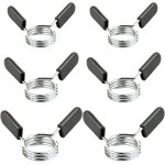 6 pi�ces colliers a pinces stop disque a ressort, 25 / 28 / 30mm barre haltere pinces, pince musculation, ...