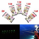 6 pices sabiki engins de pche en eau sale pche en mer leurre a la trane crochet appt fluorocarbone ...