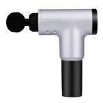 6 vitesses pistolet de massage rechargeable poche profonde masseur de tissus argent 6 vitesses pistolet de massage rechargeable poche profonde masseur de tissus argent
