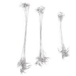 60 pices 15 / 20 / 25cm en acier inoxydable fil leader laisse de pche pivotant anti morsure ligne leadcore ...