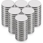 60pcs aimants neodyme rond diamtre 10mm, 2mm d'epaisseur traction puissante de 200g(un petit aimant)pour ...