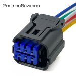 6pin female 1 pc with 15cm wire radar de pare - chocs avant de connecteur automatique de prise de sfp ...