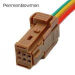 6pin female 1 pc with 15cm wire 6pin voiture fen�tre sotchi commutateur prise fil sfp connecteur electronique ...