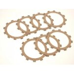 7 disque garnis d embrayage tecnium pour moto kawasaki 200 kdx 1986 1987 1988 neuf