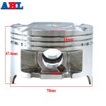 70mm kit de pices de moteur de moto pour honda humany - 1, 250, nx250, xl250, kw3, std + 50 intervalles, ...