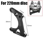 72mm black for 220mm etrier de frein universel pour moto, 2 pistons, lancement de 84mm, roue avant et ...