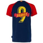 8 ans - t - shirt - fc barcelone - suarez - enfant - coton - manches courtes - bleu