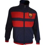 8 ans - veste zippe - fc barcelone - enfant garon - bleu - manches longues - polyester