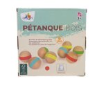 8 boules de p�tanque en bois