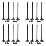 8 pairs kit de tige de soupape d'admission et d'�chappement de pi�ces de moteur de moto pour honda cbr17 ...