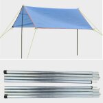 8 pi�ces en plein air pliant ultra - l�ger soleil abri support p�le renforc� en alliage d'aluminium tige ...