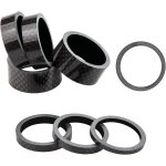 8 pices fibre de carbone entretoise, entretoises de casque sont utiliss pour le guidon de vlo, entretoise ...