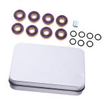 8 roulements a billes en titane abec 11, 4 espaceurs pour skateboard et un