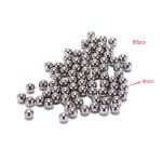 80 pi�ces / lot nouvelles balles en acier de fronde de chasse en acier a haute teneur en carbone tir ...