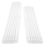 80x couvre rayon blanc roue avant arriere jante tube paille fendue 190mm 210mm velo cyclomoteur moto ...