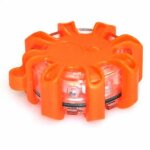 8led orange - led tour avertissement lumire flare d'urgence route disque lumire de scurit clignotant ...