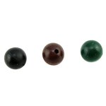 8mm 50 pcs / pack perles en caoutchouc souple carpe p�che al�sage perles chod et h�licopt�re plates - ...