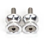8mm silver vis a bras oscillant pour moto, accessoires pour yamaha, kawasaki, honda, bmw, suzuki, ducati, ...