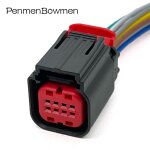 8pin female 5 pcs capteur de stationnement a barrage automatique, cblage technique, prise de dbitmtre ...