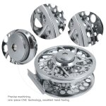 9 / 10 moulinet de pche  la mouche 3 roulements  billes 1:1 rapport de vitesse cnc moulinet de pche ...