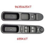 96351625xt bouton de commande de vitre electrique 6554. kt 96351625xt, pour peugeot 307 break 2000 - ...