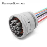 9p female 1 pc with 15cm 18awg c�blage gris circulaire sfp hd16 - 9 - 96s hd10 - 9 - 96p 9 pin deutsch ...