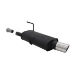 A2061e90sr ; pot silencieux echappement acier pour peugeot 206 et 206 cc de sept 1998 a 2009