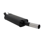 A2531e60 ; pot silencieux echappement acier pour vw golf 3 , golf 3 cabriolet de type 1hxo - 1exo de ...