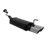 A3252e76s ; pot silencieux echappement acier pour opel astra g berline de type g - t98 de mars 1998 a ...