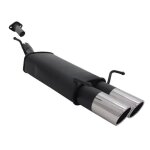 A3252e90sr ; pot silencieux echappement acier pour opel astra g berline de type g - t98 de mars 1998 ...