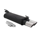 A3882e76s ; pot silencieux echappement acier pour opel kadett e berline , cabriolet de type e - - cc ...