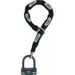 Abus 32869 antivol u 58 hb3 100 avec chaine 12ks 80 cm loop homologu�s sra, noir, set de 1