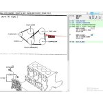 Ac pump 4 pk1005 pompe a eau et courroie d'alternateur, moteur de voiture, 4pk 885 a / c, 4pk 1005, pour ...