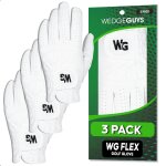 Accessoires golf homme de qualit� - wedge guys flex gants de golf en cuir cabretta - gant de golf robuste ...