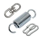 Accessoires de hamac en acier inoxydable, plaques de partenaires de yoga, balanoire, face chaise, crochet, ...