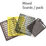 Accessoires de pche a la carpe, 5 cartes, bouillettes pop up, bouchon, plate - forme de pche, leurre ...