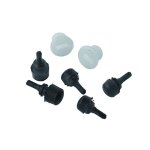Accessoire rms pour scooter piaggio 50 vespa r 1969 a 1971 142640564 / kit 7 caoutchouc neuf