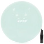 Actiget ballon de fitness 65 cm pour exercices de pilates et yoga avec pompe, gymnastique, menthe