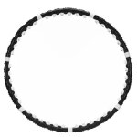 Actiget hula hoop fitness pliable, 92 cm, avec saillies de massage, noir